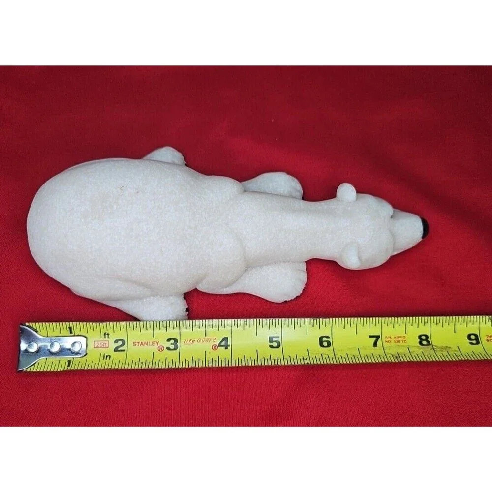 Polar Bear Stone Figurine Papa Bear Quarry Critters Paperweight Vintage